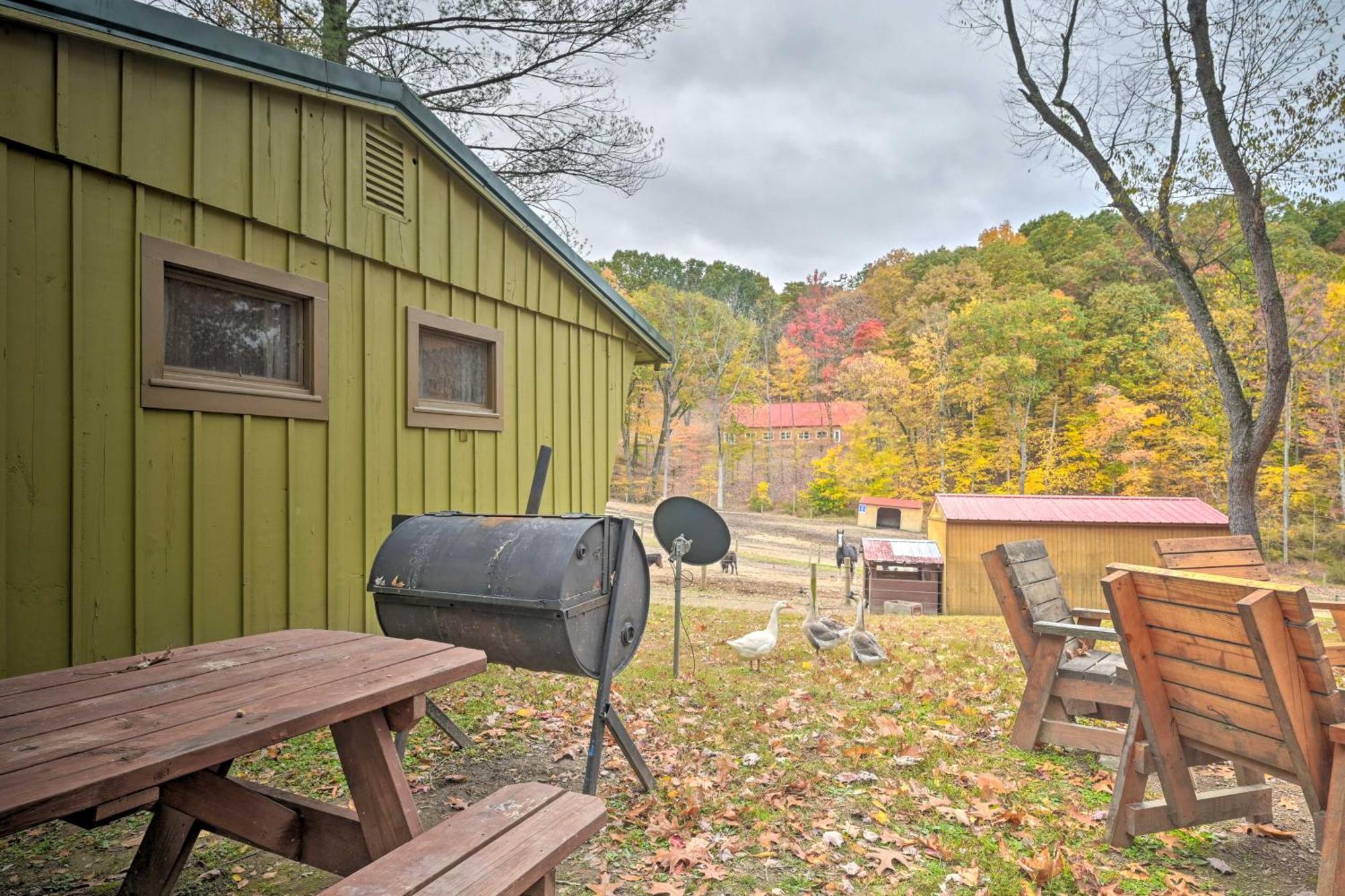הנטינגדון Lone Ranger Cabin With 50 Acres By Raystown Lake מראה חיצוני תמונה