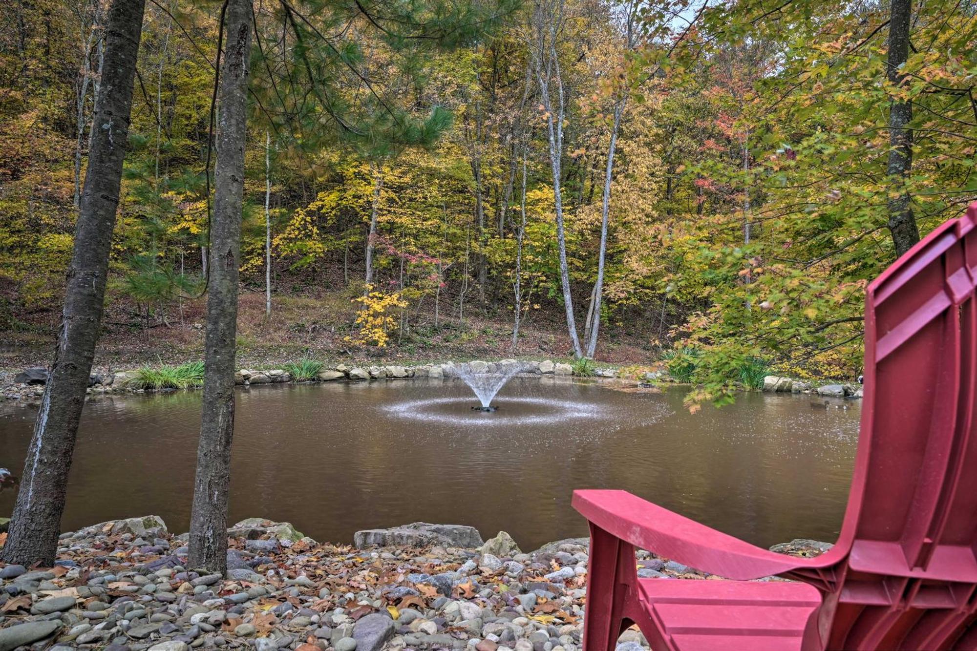 הנטינגדון Lone Ranger Cabin With 50 Acres By Raystown Lake מראה חיצוני תמונה