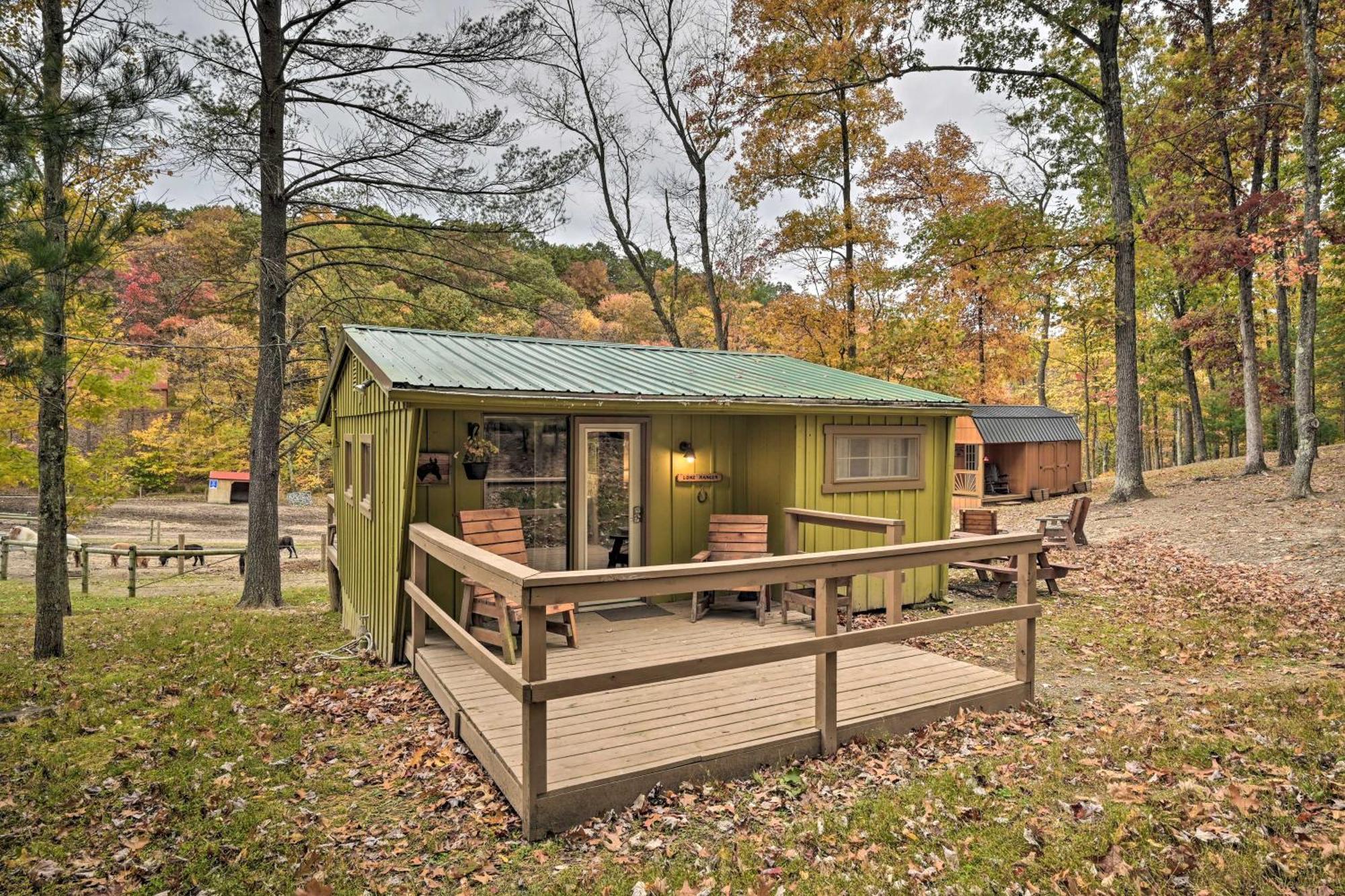 הנטינגדון Lone Ranger Cabin With 50 Acres By Raystown Lake מראה חיצוני תמונה